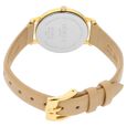 Titan Nebula Lustre 18k Gold Analog Leather Strap Watch for Women - image number 4