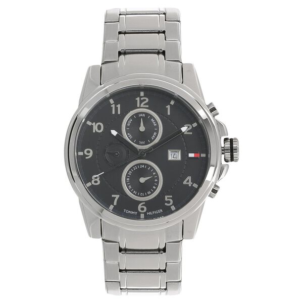 Tommy Hilfiger Quartz Analog Black Dial Stainless Steel Strap Watch for Men - image number 0