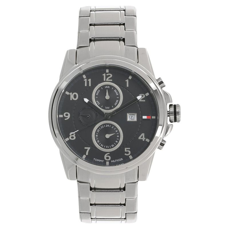 Tommy Hilfiger Quartz Analog Black Dial Stainless Steel Strap Watch for Men