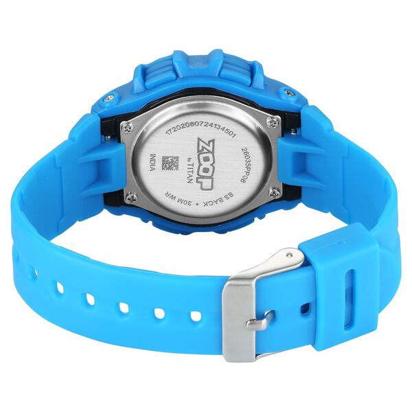 Zoop Pop Colour Digital Blue Dial Blue Plastic Strap Watch For Kids - image number 4
