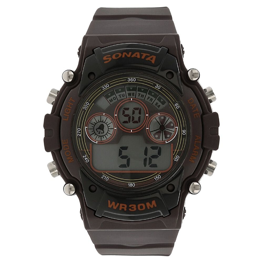 Buy Online SF Digital Dial Plastic Strap Watch for Men