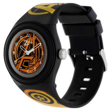 Zoop Marvel Avengers Analog Watch with Black Dial & Multicoloured Strap for Boys Kids, from House of Titan