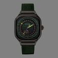 Titan Stellar Automatic Malachite Dial Leather Strap Watch for Men - image number 1