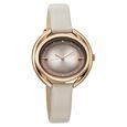 Fastrack Vyb Halo Quartz Analog Beige Dial Leather Strap Watch For Girls - image number 2