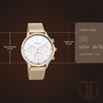 Titan Light Leathers Silver Dial Quartz Multifunction Stainless Steel Strap Watch for Men - image number 2