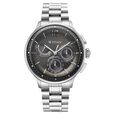 Titan Classique Half Cut Chronograph Analog with Anthracite Dial Carnation Gold Stainless Strap Watch for Men