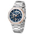 Kenneth Cole Automatic Blue Dial With Silver Stainless Steel Strap Watch For Men - image number 1