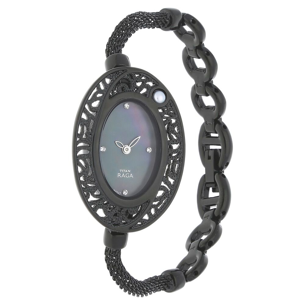 Titan raga watches black new arrivals
