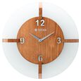Titan Wood & Glass Fusion Wall Clock - 32 cm x 32 cm (Medium) - image number 1