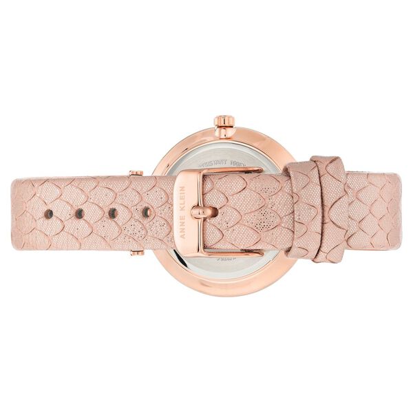 Anne Klein Quartz Analog White Dial Leather Strap Watch for Women - image number 2