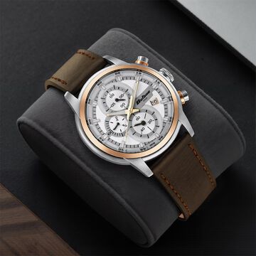 Titan Octane Silver Dial Analog with Date Stainless Steel Strap Watch for Men