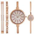 Anne Klein Quartz Analog Mother of Pearl Dial Metal Strap Watch for Women - image number 0