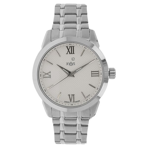Xylys Swiss Analog Multicoloured Stainless Steel Strap and White Dial Watch For Men - image number 0