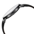 Kenneth Cole Quartz Analog Black Dial Leather Strap Watch for Men - image number 1