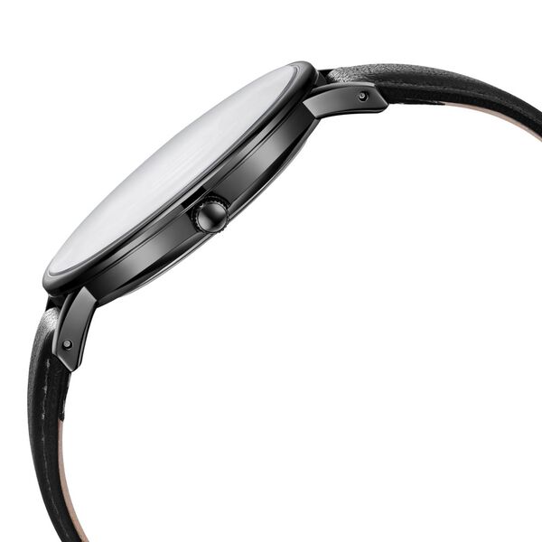 Kenneth Cole Quartz Analog Black Dial Leather Strap Watch for Men - image number 1