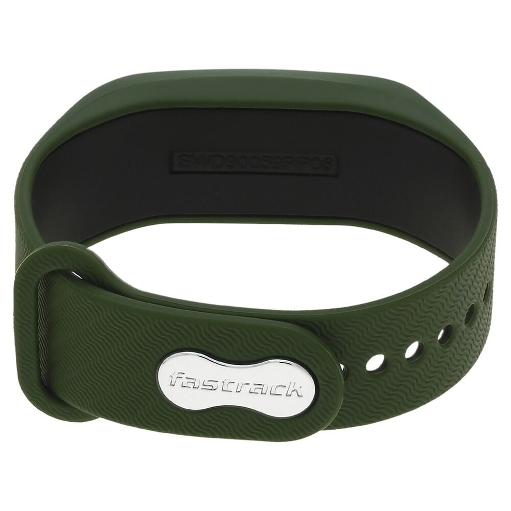 Buy Online Reflex Smart Band in Military Green with Charcoal Black Accent swd90059pp06 Titan