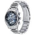 Sonata Festive Quartz Multifunction Blue Dial Silver Metal Strap Watch For Men - image number 2