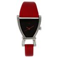 Fastrack Quartz Analog Silver Dial Leather Strap Watch for Girls