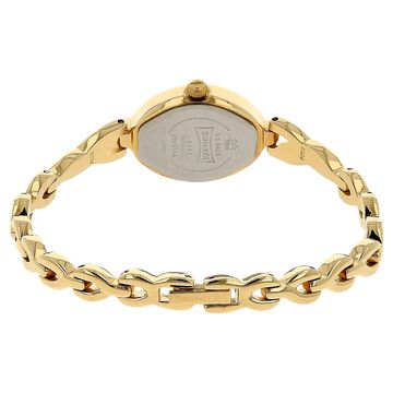 Sonata Quartz Analog Champagne Dial Metal Strap Watch for Women