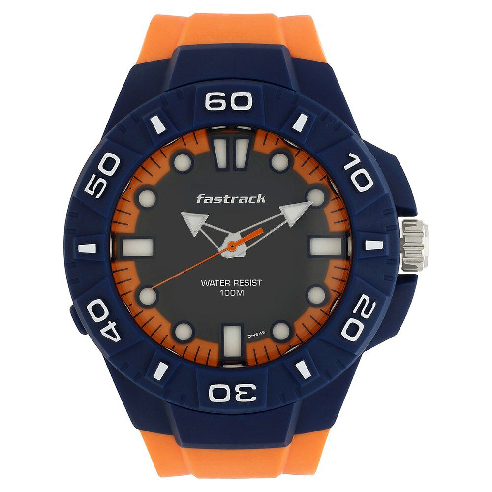 Fastrack discount orange watch