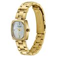 Poze By Sonata Quartz Analog White Dial Golden Stainless Steel Strap Watch For Women - image number 4