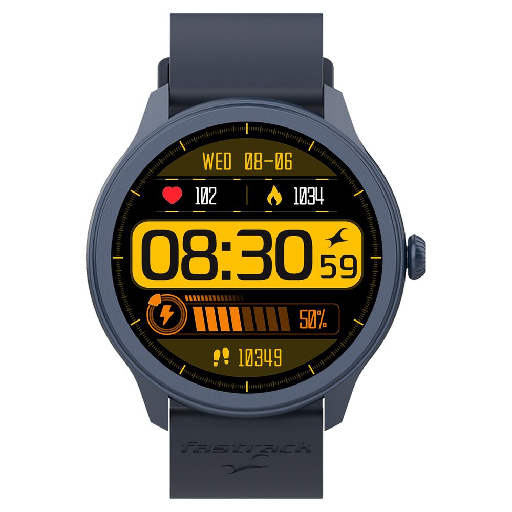 Buy Online Fastrack Reflex Invoke Smartwatch Blue BT Calling