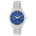 Xylys Swiss Multifunction Silver Stainless Steel Strap and Blue Dial Watch For Women - image number 0