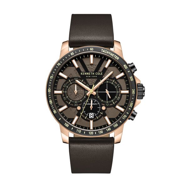Kenneth Cole Black Dial Quartz Multifunction Watch for Men - image number 0