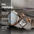 Titan Raga Cocktails Mother of Pearl Dial Women Watch With Metal Strap - image number 2