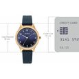 Titan Neo Quartz Analog Blue Dial Blue Leather Strap Watch For Women - image number 3