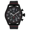 Titan Chronograph Black Dial Quartz Leather Strap watch for Men