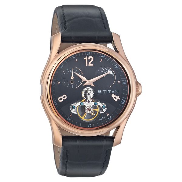 Titan Quartz Analog Black Dial Watch for Men - image number 0