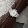 Titan Men's Timeless Style Watch: Refined White Dial and Metal Strap - image number 6