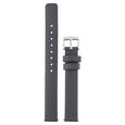 12 mm Grey Genuine Leather Strap for Women - image number 0