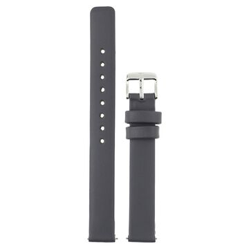 12 mm Grey Genuine Leather Strap for Women