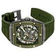 Kenneth Cole Automatic Green Dial Green Colour Silicone Strap Watch For Men - image number 2