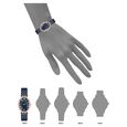 Anne Klein Quartz Analog Blue Dial Rose Gold With Blue Ceramic Strap Watch For Women - image number 3