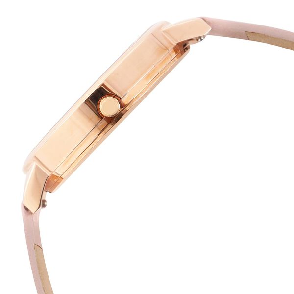 Olivia Burton Quartz Analog White Dial Leather Strap Watch for Women - image number 3