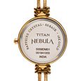 Nebula by Titan Quartz Analog Beige Dial 18 Karat Gold Strap Watch For Women - image number 3