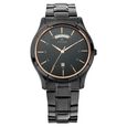 Titan Quartz Analog with Day and Date Black Dial Black Stainless Steel Strap Watch For Men - image number 1