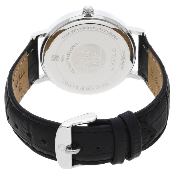 Titan Forever Kolkata Off White Dial Analog Leather Strap watch for Men - image number 3
