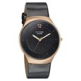 Sonata Poze Quartz Analog Black Dial Leather Strap Watch for Men - image number 1