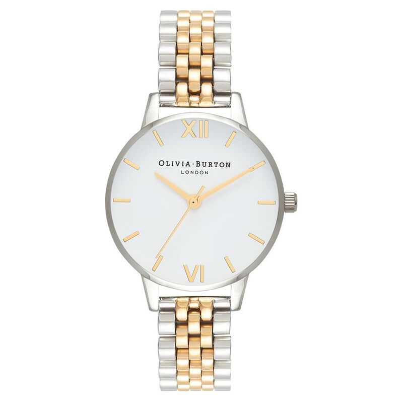 Olivia Burton Quartz Analog White Dial Stainless Steel Strap Watch for Women - image number 0
