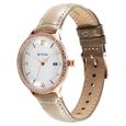 Titan Bright Leathers Silver Dial Analog with Date Leather Strap Watch for Women - image number 2