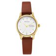 Titan Lagan White Dial Analog with Day and Date Leather Strap Watch for Women - 25 mm Dial Size - Small Dial - image number 1