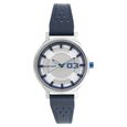 Fastrack Loopholes Quartz Analog Blue Dial Stainless Steel Strap Watch for Girls