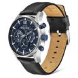 Police Quartz Multifunction Black Dial Leather Strap Watch for Men - image number 1