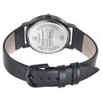 Sonata Silver Lining Black Dial Women Watch With Leather Strap - image number 3