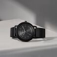 Titan Workwear Quartz Analog Anthracite Dial Leather Strap Watch for Men