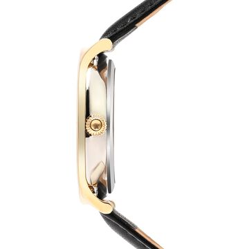 Titan Nebula Abhiyant 18k Gold Hand-Wound Mechanical Analog with Exhibition Caseback Leather Strap Watch for Men